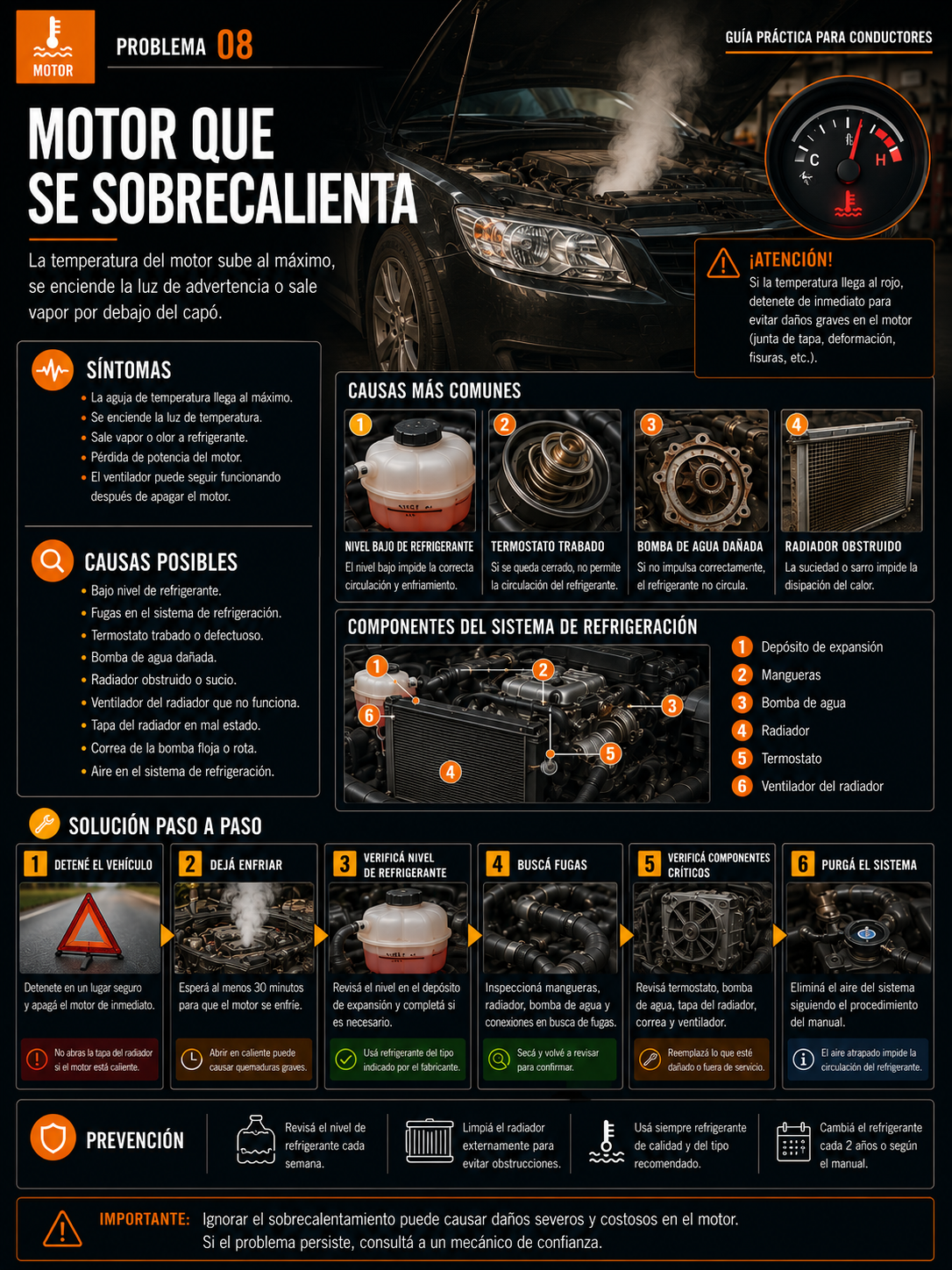 🔥Oferta Lanzamiento!  50 problemas que puede tener tu auto y que hacer antes de llamar al mecánico